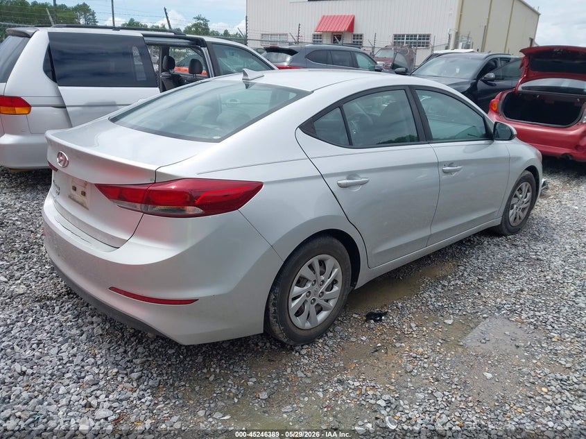 2018 Hyundai Elantra VIN 5NPD74LF8JH376101 IAAI salvage auction — FRONT END, Salvage Title, sold $25 on 2026-07-31 (photo 4)