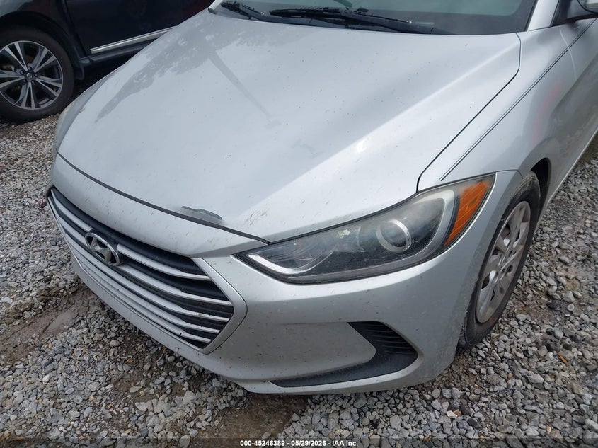2018 Hyundai Elantra VIN 5NPD74LF8JH376101 IAAI salvage auction — FRONT END, Salvage Title, sold $25 on 2026-07-31 (photo 6)