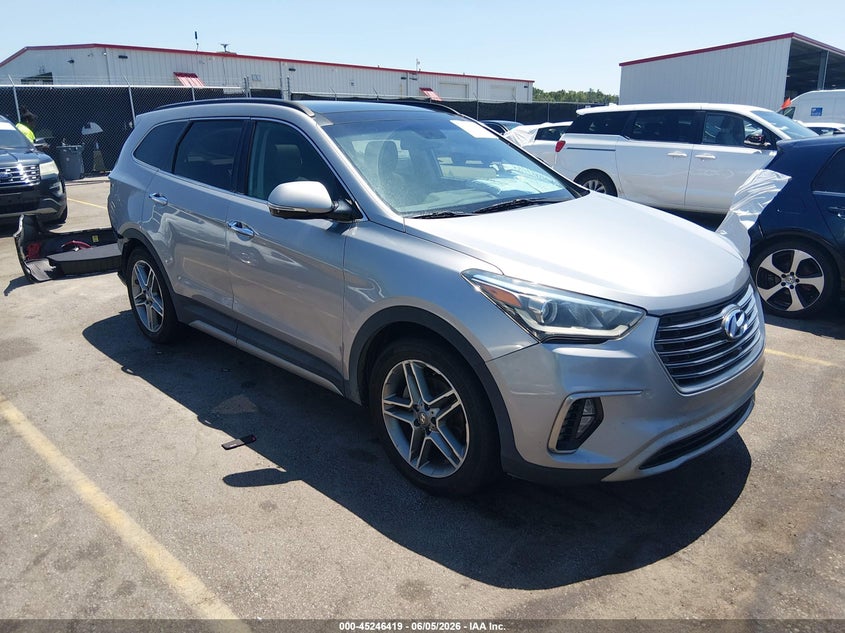 2019 Hyundai Santa fe VIN KM8SR4HF5KU308495 IAAI salvage auction — REAR END, Salvage Title, sold $3,650 on 2026-07-25 (photo 1)