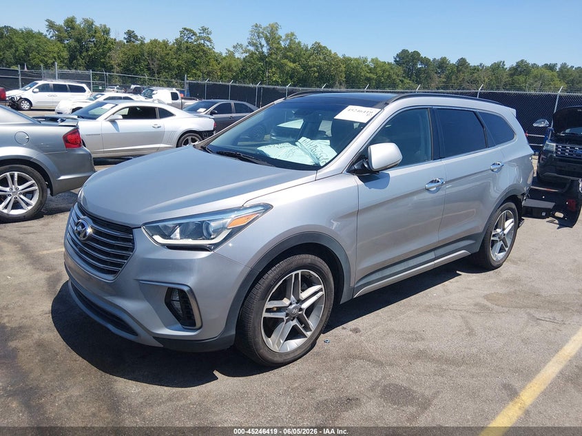 2019 Hyundai Santa fe VIN KM8SR4HF5KU308495 IAAI salvage auction — REAR END, Salvage Title, sold $3,650 on 2026-07-25 (photo 2)