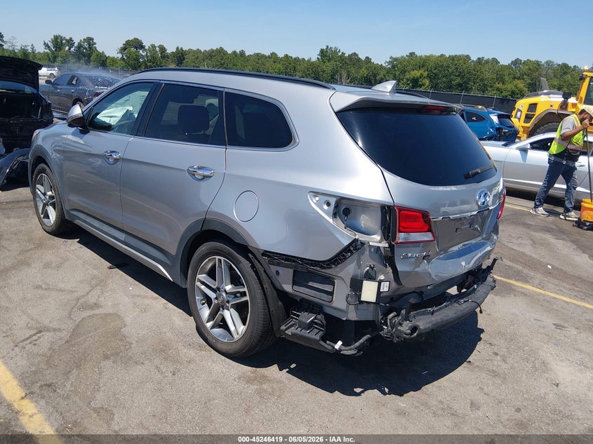 2019 Hyundai Santa fe VIN KM8SR4HF5KU308495 IAAI salvage auction — REAR END, Salvage Title, sold $3,650 on 2026-07-25 (photo 3)