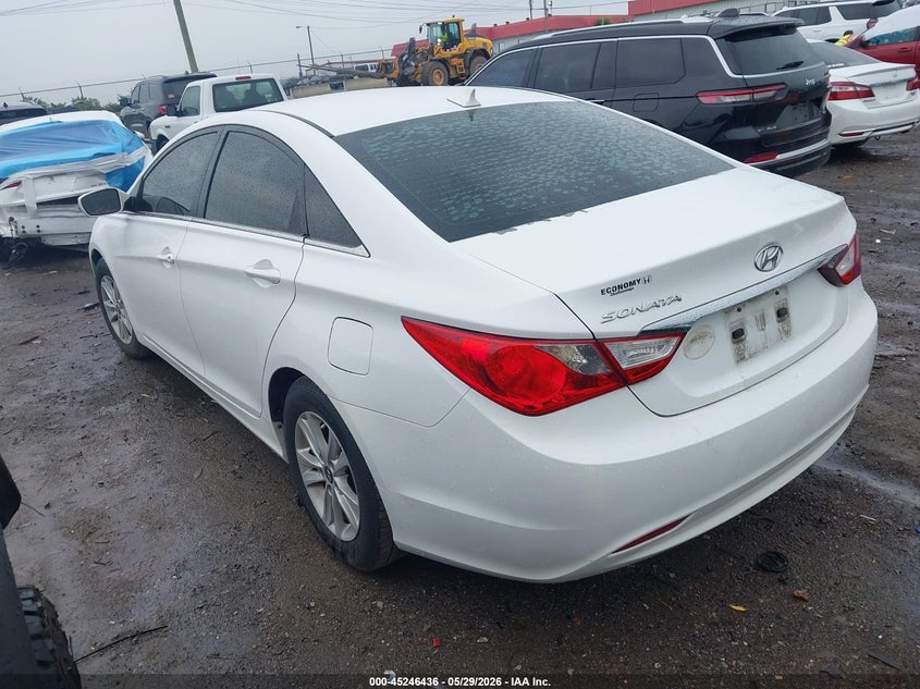 2013 Hyundai Sonata VIN 5NPEB4AC0DH549660 IAAI salvage auction — RIGHT FRONT, Salvage Title, sold $1,100 on 2026-07-30 (photo 3)