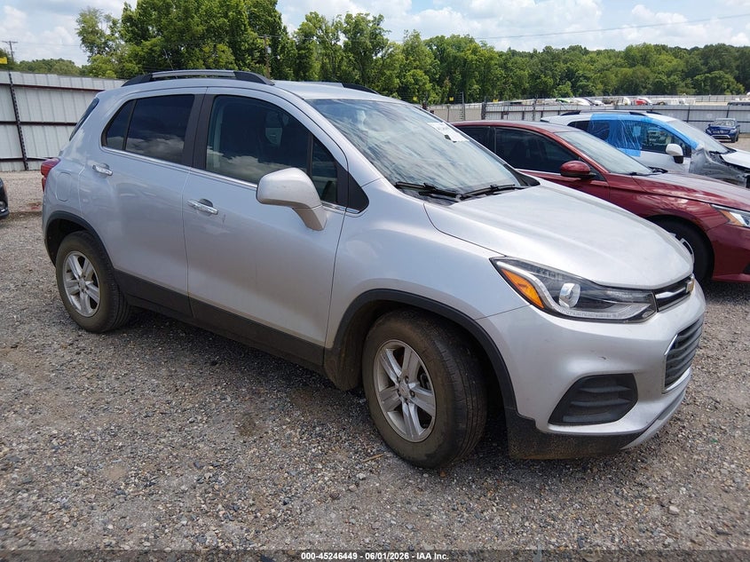 2019 Chevrolet Trax VIN KL7CJLSB0KB888571 IAAI salvage auction — LEFT SIDE, Salvage Title, sold $1,500 on 2026-07-13 (photo 1)