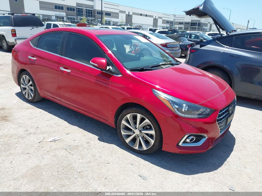 2022 Hyundai Accent VIN 3KPC34A63NE169779 IAAI salvage auction — SIDE, Salvage Title, sold $3,300 on 2026-07-28 (photo 1)