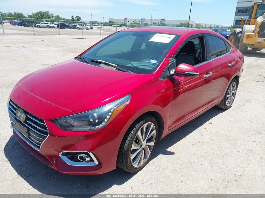 2022 Hyundai Accent VIN 3KPC34A63NE169779 IAAI salvage auction — SIDE, Salvage Title, sold $3,300 on 2026-07-28 (photo 2)