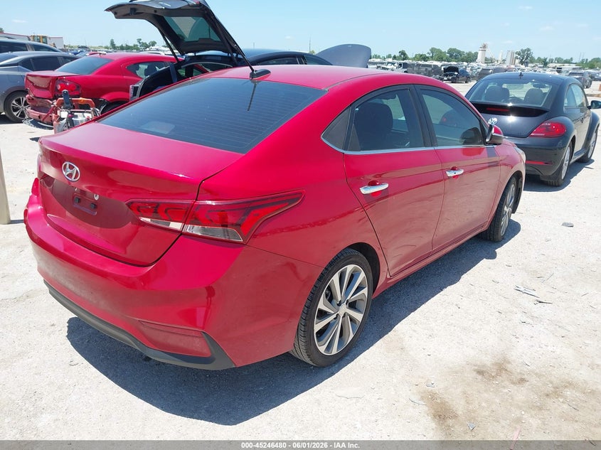 2022 Hyundai Accent VIN 3KPC34A63NE169779 IAAI salvage auction — SIDE, Salvage Title, sold $3,300 on 2026-07-28 (photo 4)