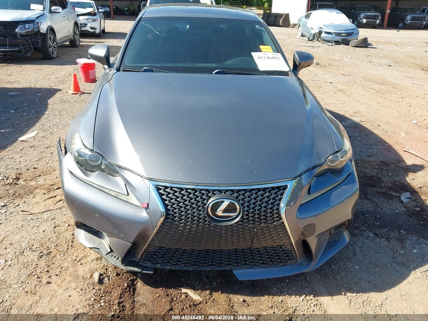 2015 Lexus Is VIN JTHBF1D2XF5081849 IAAI salvage auction — FRONT END, Salvage Title, sold $2,200 on 2026-08-01 (photo 6)