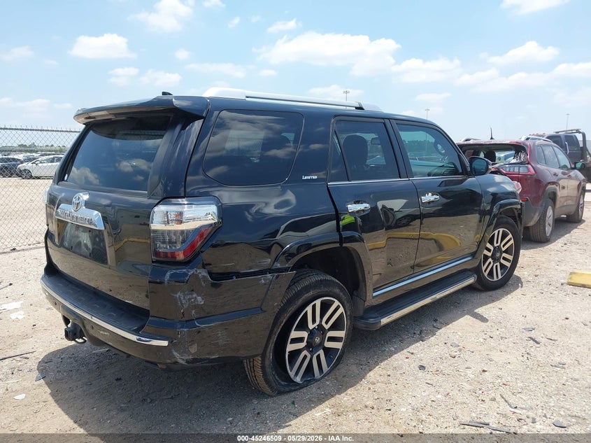 2016 Toyota 4runner VIN JTEBU5JR7G5314163 IAAI salvage auction — RIGHT FRONT, Original (Texas), sold $14,800 on 2026-07-08 (photo 4)