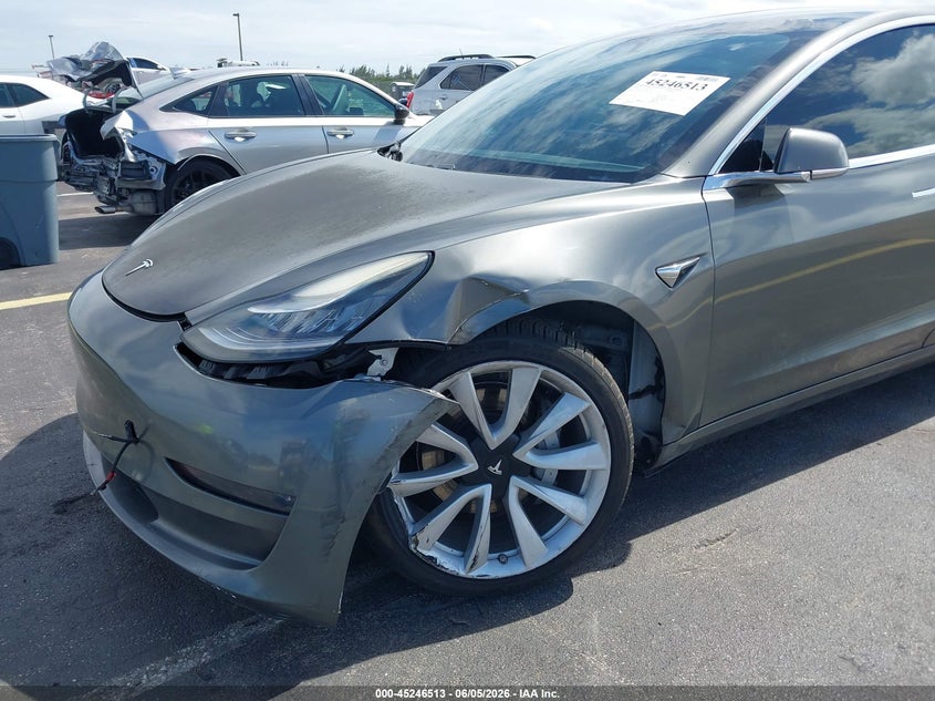 2019 Tesla Model 3 VIN 5YJ3E1EB3KF448249 IAAI salvage auction — SIDE, Salvage Title, sold $6,600 on 2026-07-16 (photo 6)