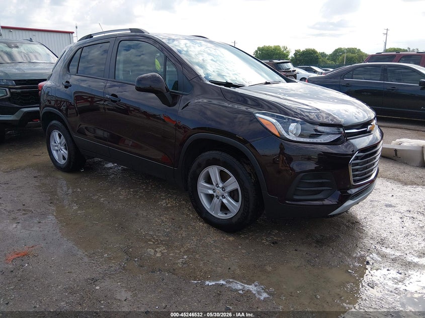 2022 Chevrolet Trax VIN KL7CJPSM7NB562943 IAAI salvage auction — HAIL, Salvage Title, sold $1,800 on 2026-07-24 (photo 1)