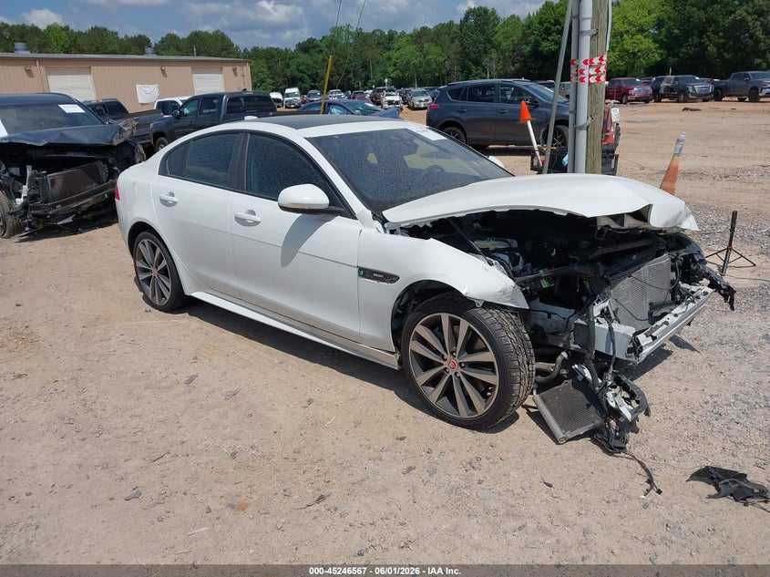2018 Jaguar Xe VIN SAJAF4GX5JCP37659 IAAI salvage auction — FRONT END, Salvage Title, sold $1,850 on 2026-07-06 (photo 1)
