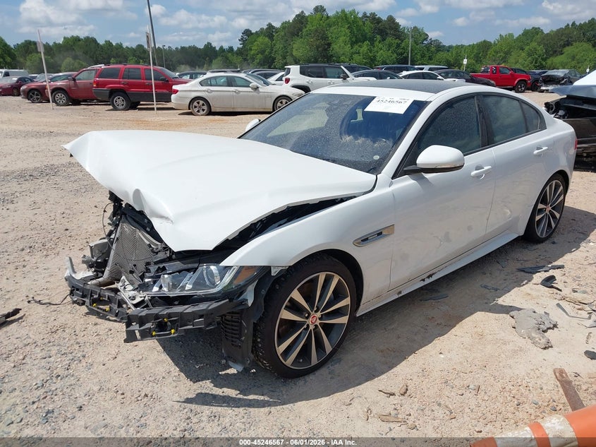 2018 Jaguar Xe VIN SAJAF4GX5JCP37659 IAAI salvage auction — FRONT END, Salvage Title, sold $1,850 on 2026-07-06 (photo 2)