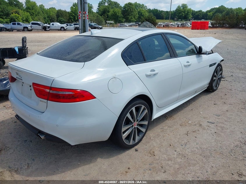 2018 Jaguar Xe VIN SAJAF4GX5JCP37659 IAAI salvage auction — FRONT END, Salvage Title, sold $1,850 on 2026-07-06 (photo 4)