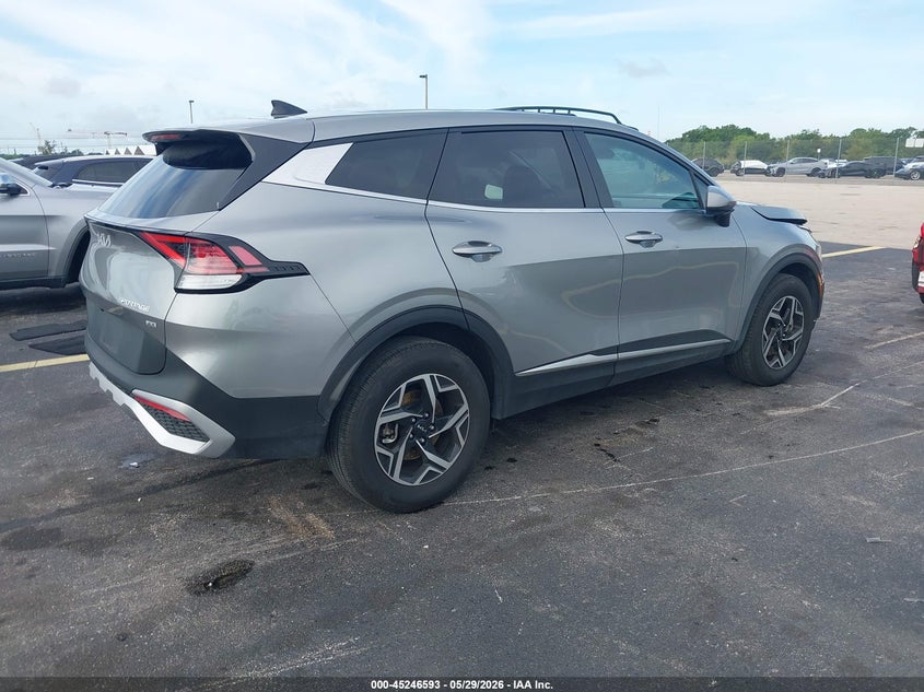 2025 Kia Sportage VIN KNDPUCDF1S7383962 IAAI salvage auction — FRONT END, Salvage Title, sold $6,800 on 2026-07-09 (photo 4)