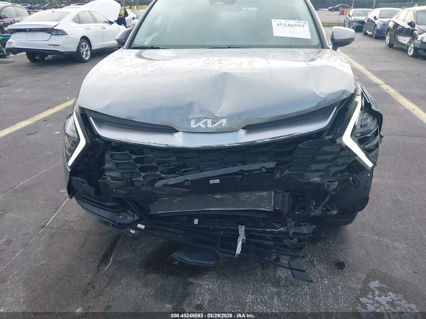 2025 Kia Sportage VIN KNDPUCDF1S7383962 IAAI salvage auction — FRONT END, Salvage Title, sold $6,800 on 2026-07-09 (photo 6)