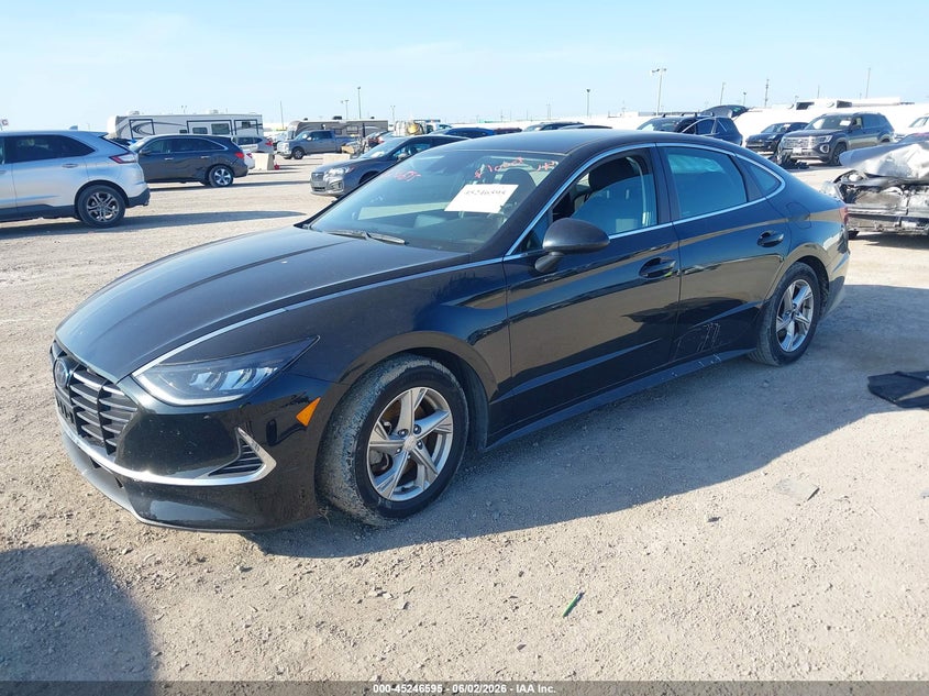 2020 Hyundai Sonata VIN 5NPEG4JA9LH047695 IAAI salvage auction — WATER/FLOOD, Salvage Title, sold $1,250 on 2026-07-24 (photo 2)