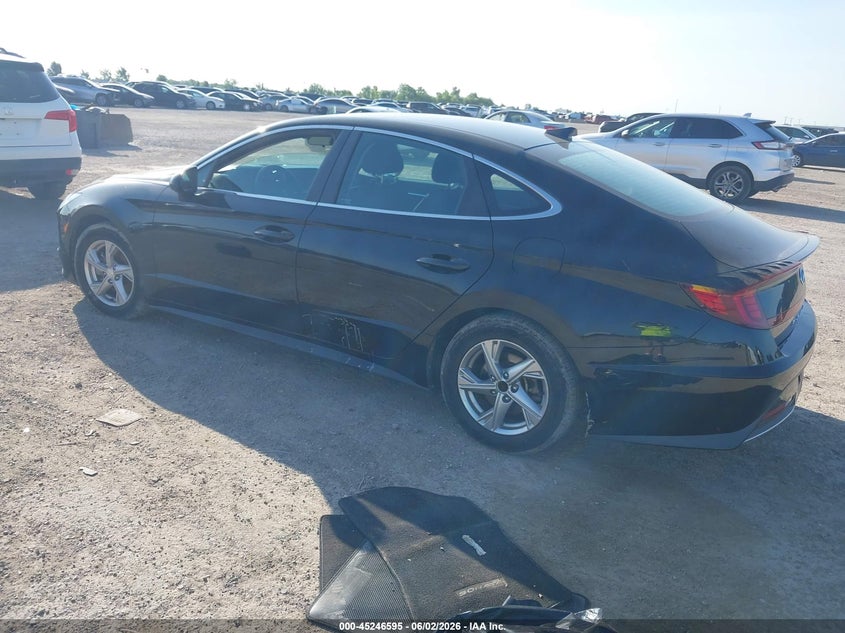 2020 Hyundai Sonata VIN 5NPEG4JA9LH047695 IAAI salvage auction — WATER/FLOOD, Salvage Title, sold $1,250 on 2026-07-24 (photo 3)