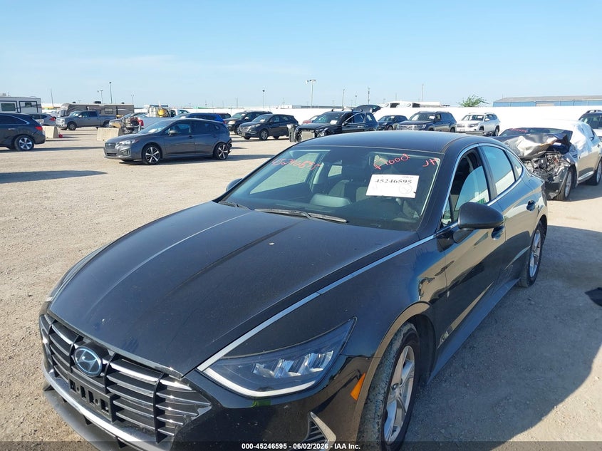 2020 Hyundai Sonata VIN 5NPEG4JA9LH047695 IAAI salvage auction — WATER/FLOOD, Salvage Title, sold $1,250 on 2026-07-24 (photo 6)
