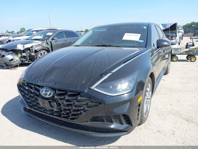 2023 Hyundai Sonata VIN KMHL64JA1PA280540 IAAI salvage auction — FRONT & REAR, Salvage Title, sold $3,650 on 2026-07-09 (photo 2)