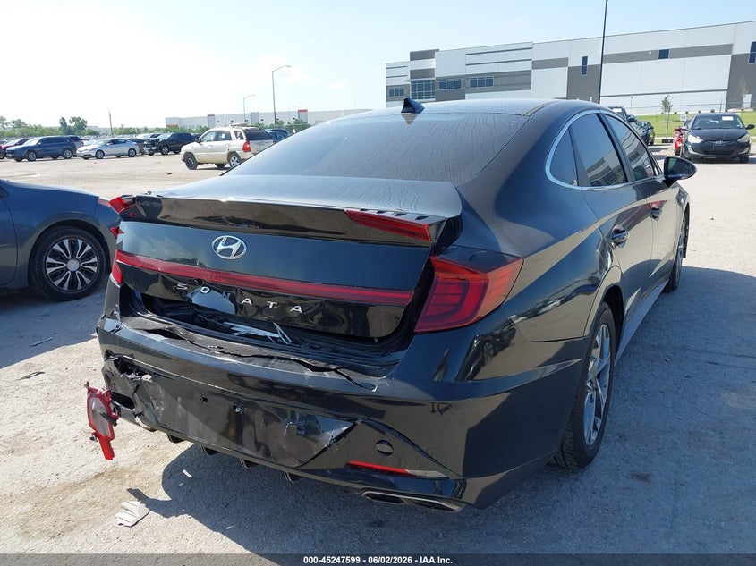 2023 Hyundai Sonata VIN KMHL64JA1PA280540 IAAI salvage auction — FRONT & REAR, Salvage Title, sold $3,650 on 2026-07-09 (photo 4)