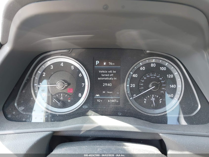 2023 Hyundai Sonata VIN KMHL64JA1PA280540 IAAI salvage auction — FRONT & REAR, Salvage Title, sold $3,650 on 2026-07-09 (photo 7)