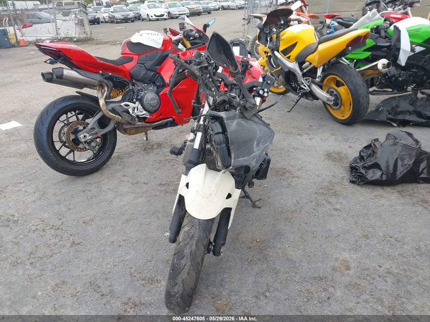 2021 Kawasaki Ex VIN JKAEXKG11MDAA1094 IAAI salvage auction — FRONT & REAR, Salvage Title, sold $350 on 2026-07-09 (photo 5)