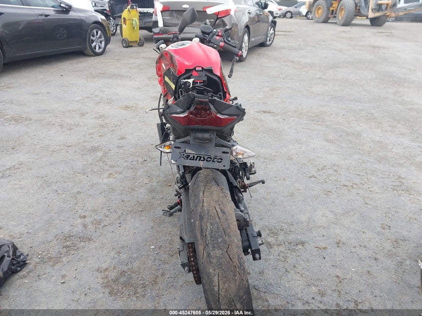 2021 Kawasaki Ex VIN JKAEXKG11MDAA1094 IAAI salvage auction — FRONT & REAR, Salvage Title, sold $350 on 2026-07-09 (photo 6)