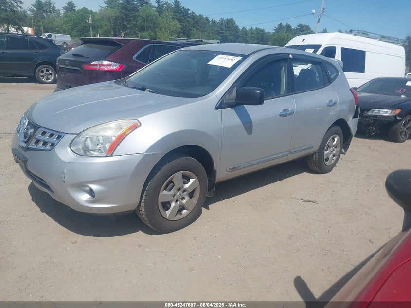 2012 Nissan Rogue VIN JN8AS5MV5CW709952 IAAI salvage auction — REAR END, Salvage (Massachusetts), sold $950 on 2026-07-24 (photo 2)