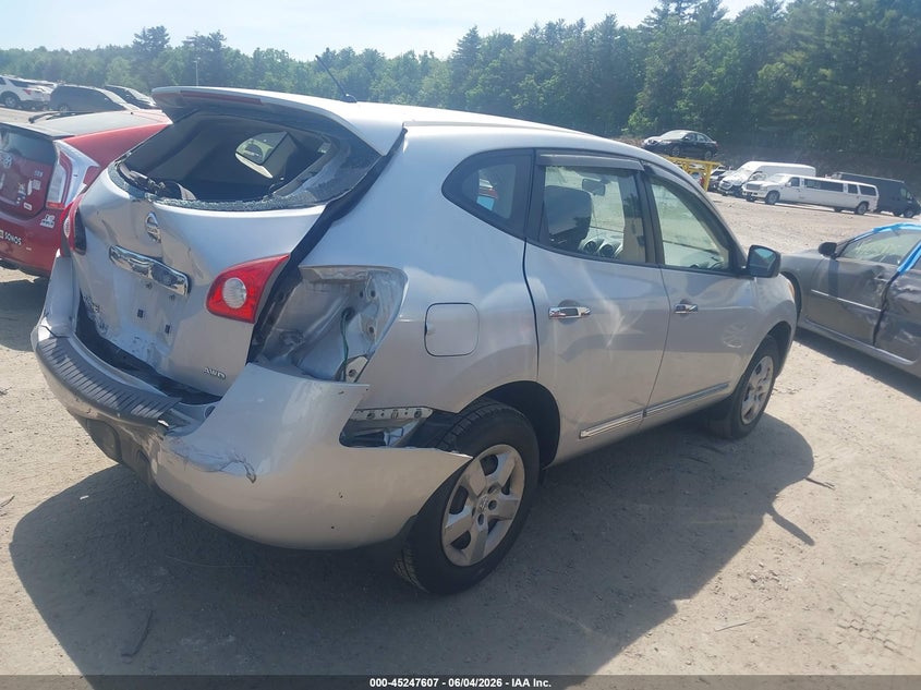 2012 Nissan Rogue VIN JN8AS5MV5CW709952 IAAI salvage auction — REAR END, Salvage (Massachusetts), sold $950 on 2026-07-24 (photo 4)
