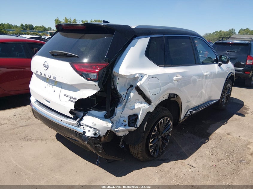 2026 Nissan Rogue VIN JN8BT3DD2TW291833 IAAI salvage auction — RIGHT REAR, Salvage Title, sold $13,200 on 2026-07-14 (photo 4)