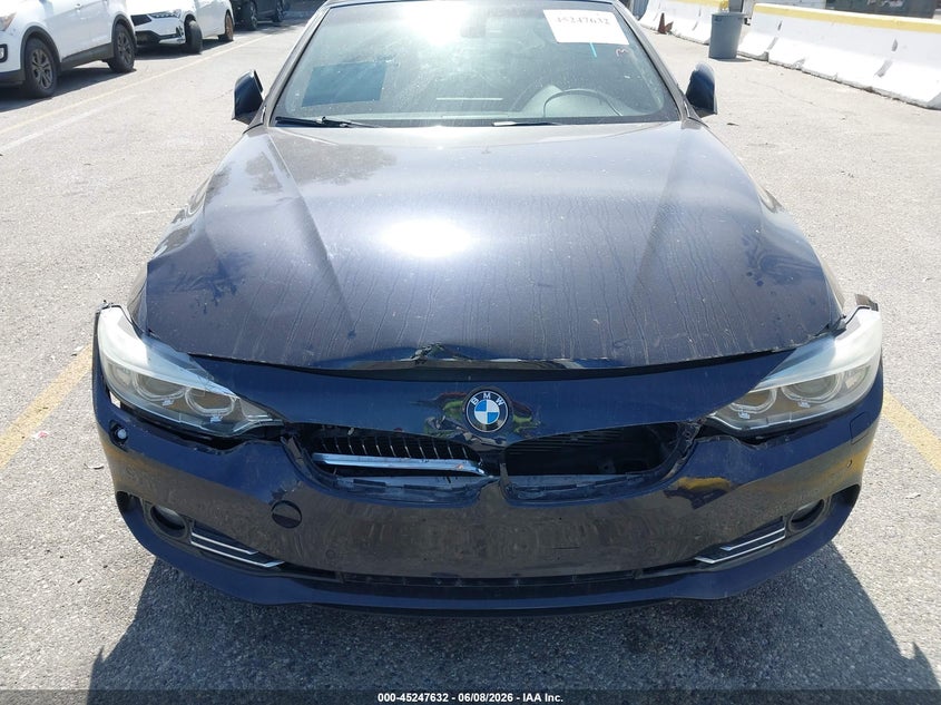 2014 BMW 4er VIN WBA3V7C50EJ873227 IAAI salvage auction — FRONT & REAR, Salvage Title, sold $2,550 on 2026-07-14 (photo 6)