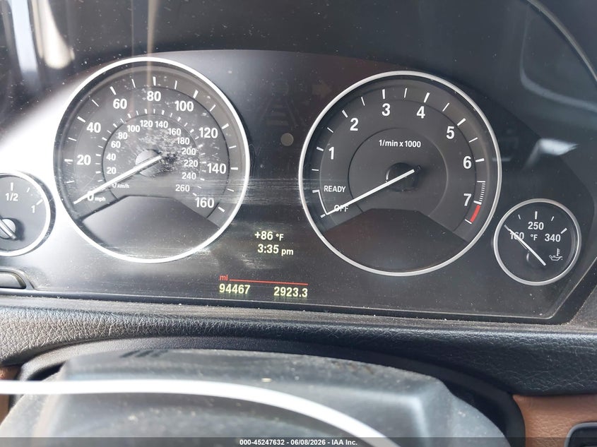 2014 BMW 4er VIN WBA3V7C50EJ873227 IAAI salvage auction — FRONT & REAR, Salvage Title, sold $2,550 on 2026-07-14 (photo 7)