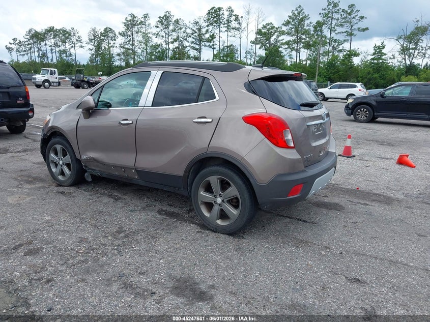 2013 Buick Encore VIN KL4CJASB0DB198002 IAAI salvage auction — FRONT END, Salvage Title, sold $375 on 2026-07-07 (photo 3)