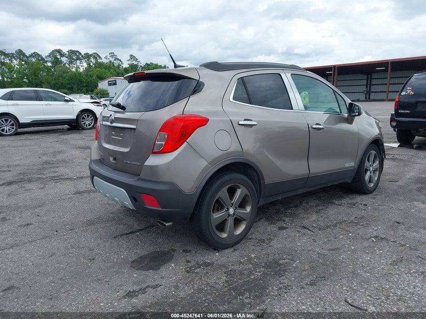 2013 Buick Encore VIN KL4CJASB0DB198002 IAAI salvage auction — FRONT END, Salvage Title, sold $375 on 2026-07-07 (photo 4)
