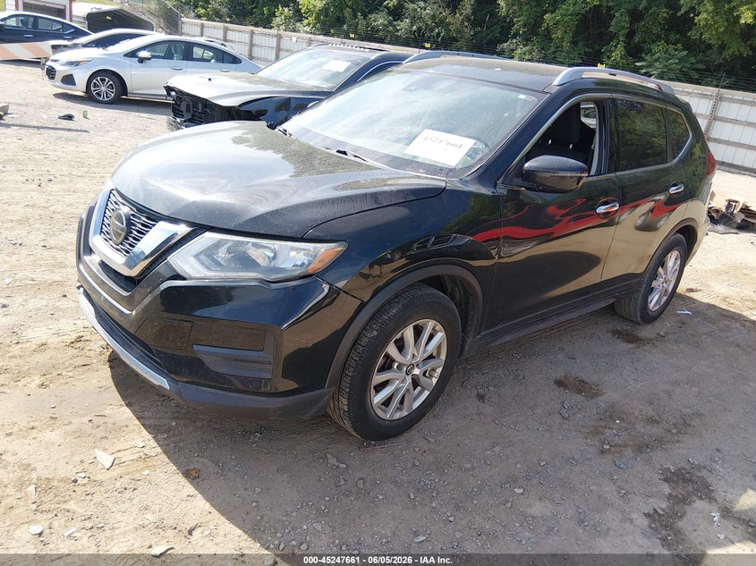 2020 Nissan Rogue VIN JN8AT2MT3LW038615 IAAI salvage auction — RIGHT SIDE, Salvage Title, sold $2,550 on 2026-07-15 (photo 2)