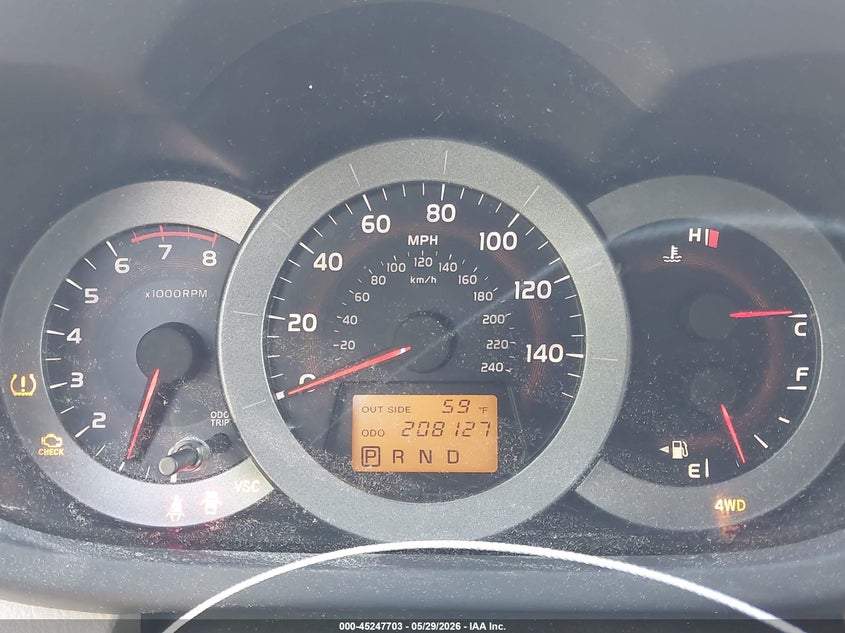 2008 Toyota Rav4 VIN JTMBK31VX85054550 IAAI salvage auction — NORMAL WEAR, Original (Ohio), sold $900 on 2026-07-08 (photo 7)