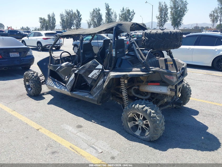 2013 Arctic cat VIN 4UF13MPV8DT307756 IAAI salvage auction — LEFT REAR, Salvage (California), sold $1,800 on 2026-09-15 (photo 3)