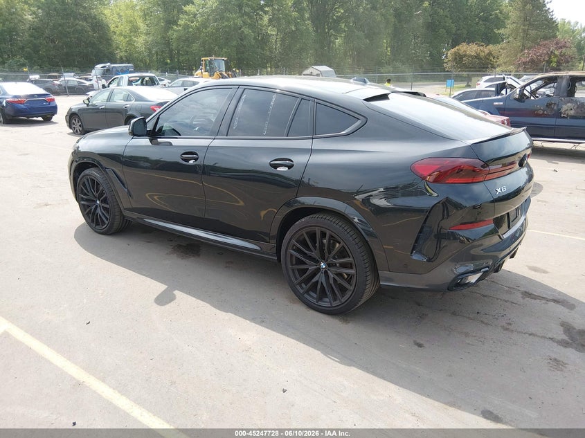 2024 BMW X6 VIN 5UX33EX05R9U78624 IAAI salvage auction — FRONT END, Salvage Title, sold $34,250 on 2026-07-31 (photo 3)