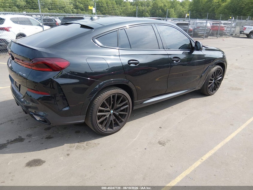 2024 BMW X6 VIN 5UX33EX05R9U78624 IAAI salvage auction — FRONT END, Salvage Title, sold $34,250 on 2026-07-31 (photo 4)