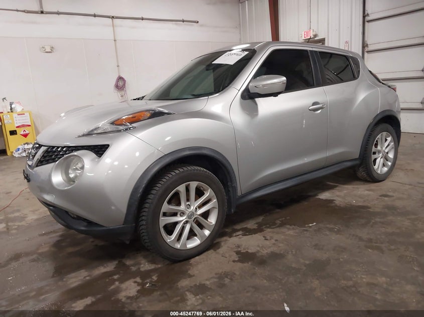 2015 Nissan Juke VIN JN8AF5MR2FT502383 IAAI salvage auction — RIGHT FRONT, Salvage (Iowa), sold $25 on 2026-07-28 (photo 2)