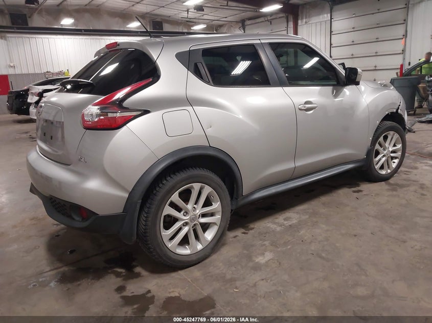 2015 Nissan Juke VIN JN8AF5MR2FT502383 IAAI salvage auction — RIGHT FRONT, Salvage (Iowa), sold $25 on 2026-07-28 (photo 4)