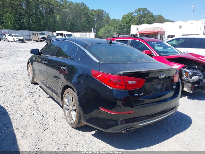 2014 Kia Optima VIN 5XXGR4A6XEG275489 IAAI salvage auction — NORMAL WEAR, Clear (Georgia), sold $400 on 2026-07-07 (photo 3)