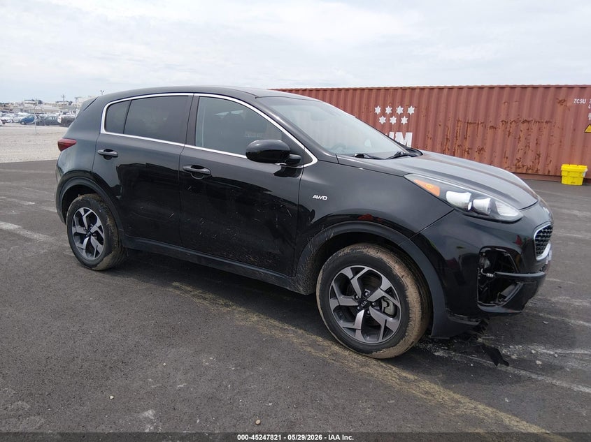 2021 Kia Sportage VIN KNDPMCAC7M7933386 IAAI salvage auction — THEFT, Salvage Title, sold $4,550 on 2026-09-03 (photo 1)