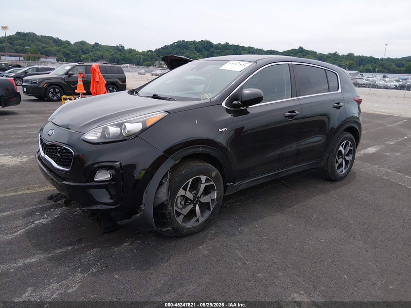 2021 Kia Sportage VIN KNDPMCAC7M7933386 IAAI salvage auction — THEFT, Salvage Title, sold $4,550 on 2026-09-03 (photo 2)