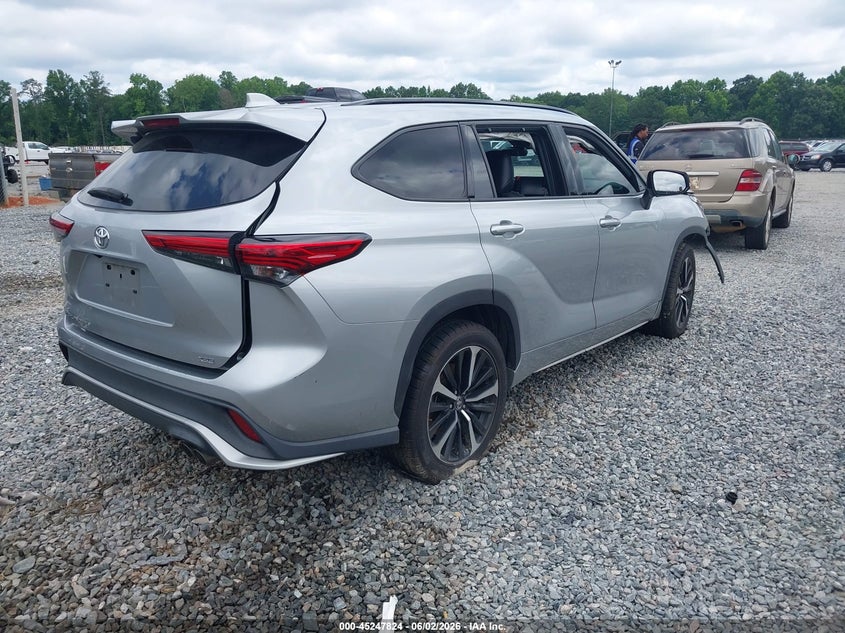 2021 Toyota Highlander VIN 5TDLZRAH3MS041642 IAAI salvage auction — FRONT END, Salvage Title, sold $6,600 on 2026-07-15 (photo 4)