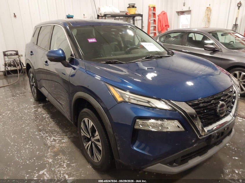 2021 Nissan Rogue VIN 5N1AT3BBXMC791780 IAAI salvage auction — HAIL, Salvage Title, sold $7,800 on 2026-07-30 (photo 6)