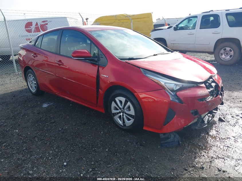 2018 Toyota Prius VIN JTDKARFU8J3065795 IAAI salvage auction — FRONT END, Salvage Title, sold $4,750 on 2026-07-22 (photo 1)