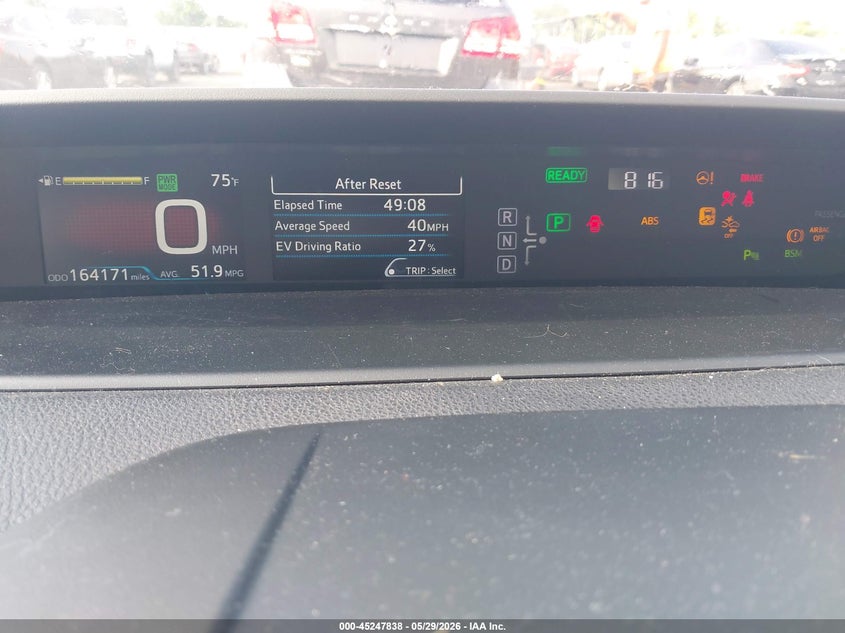 2018 Toyota Prius VIN JTDKARFU8J3065795 IAAI salvage auction — FRONT END, Salvage Title, sold $4,750 on 2026-07-22 (photo 7)