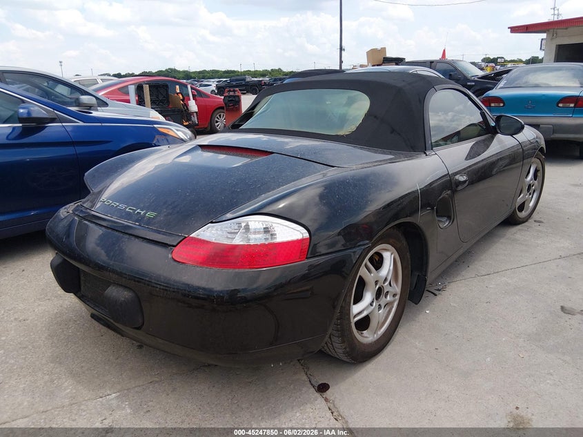 2000 Porsche Boxster VIN WP0CA2983YU626788 IAAI salvage auction — NORMAL WEAR, Original (Texas), sold $25 on 2026-07-29 (photo 4)