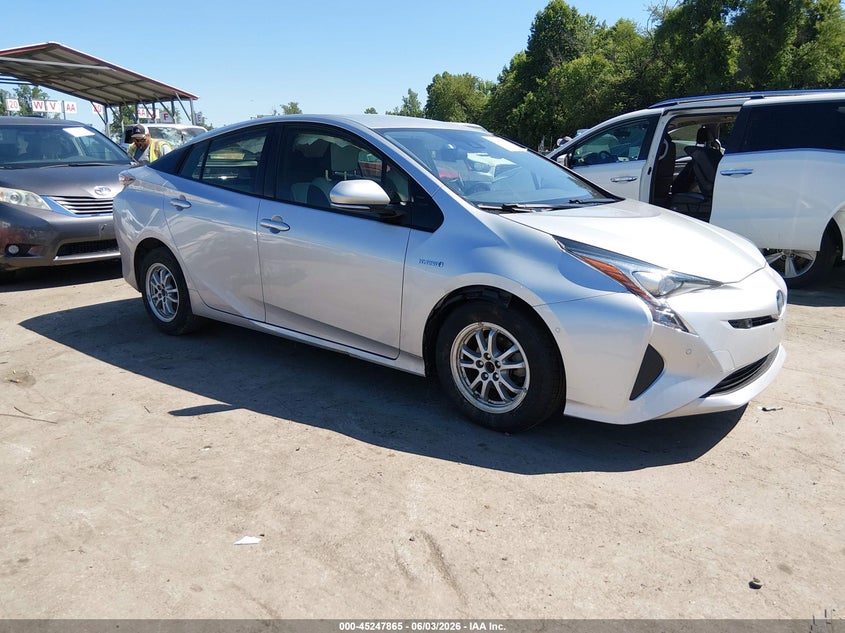 2017 Toyota Prius VIN JTDKARFU8H3542803 IAAI salvage auction — UNKNOWN, Salvage Title, sold $3,100 on 2026-08-01 (photo 1)